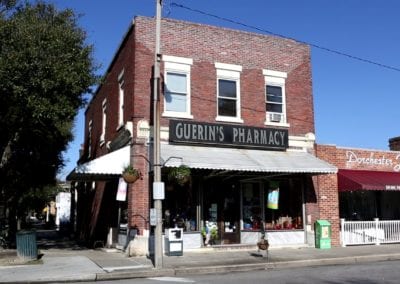 The Guerin's Pharmacy building in Summerville, SC