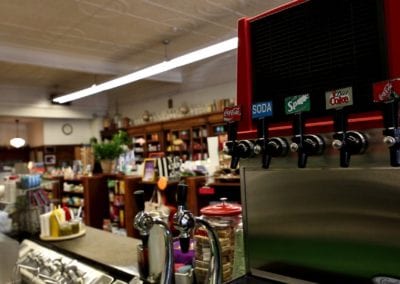 A soda bar at Guerin's Pharmacy in Summerville, SC
