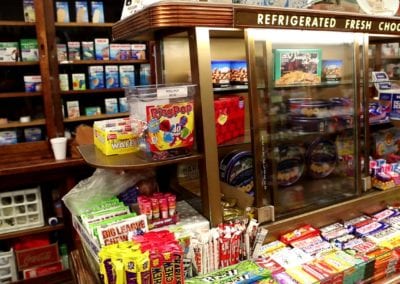 Candy, chocolate, and assorted sweets at Guerin's Pharmacy in Summerville, SC